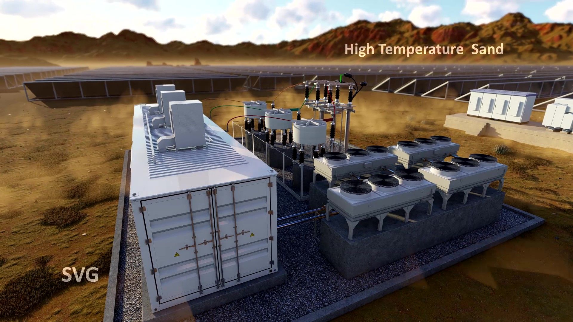 Sinopak 11kV SVG с водяным охлаждением для наружного применения для тягового трансформатора